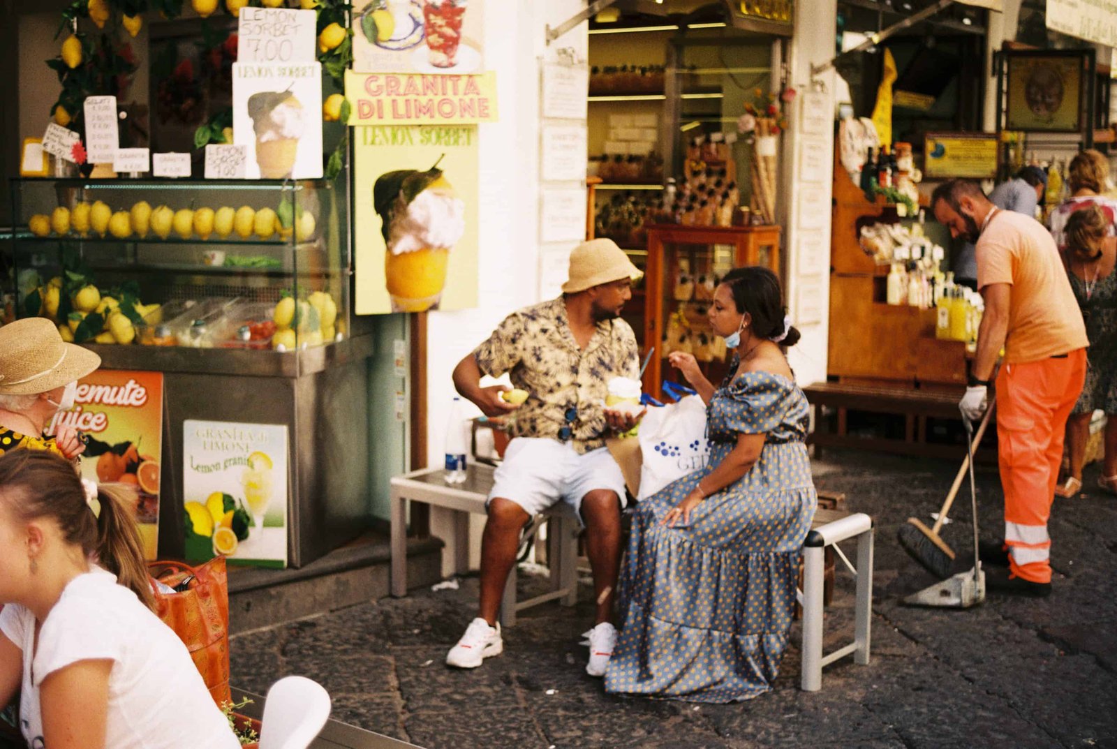 Small market at the Amalfi Coast
