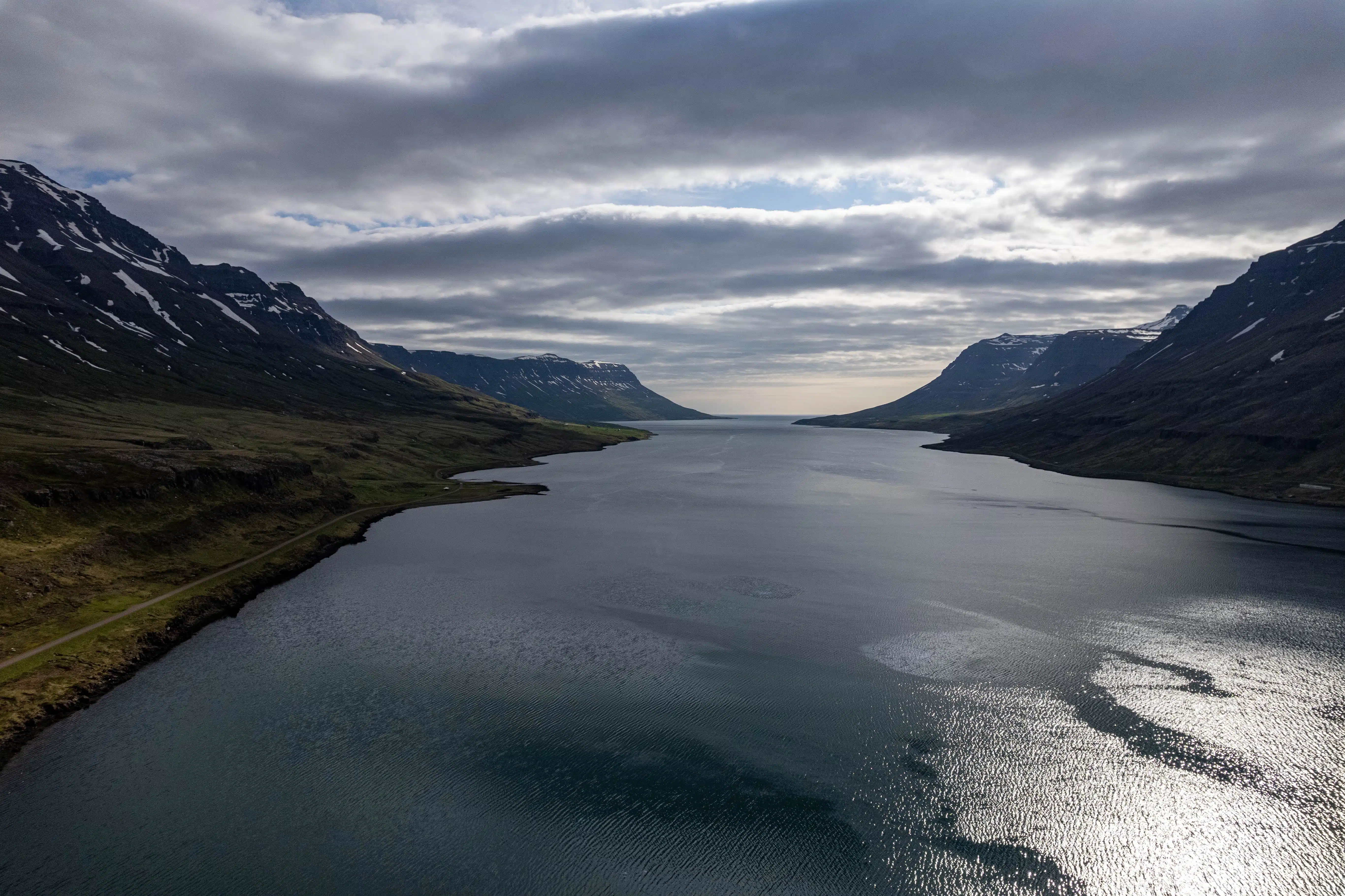 Fjord at Seydisfjordur