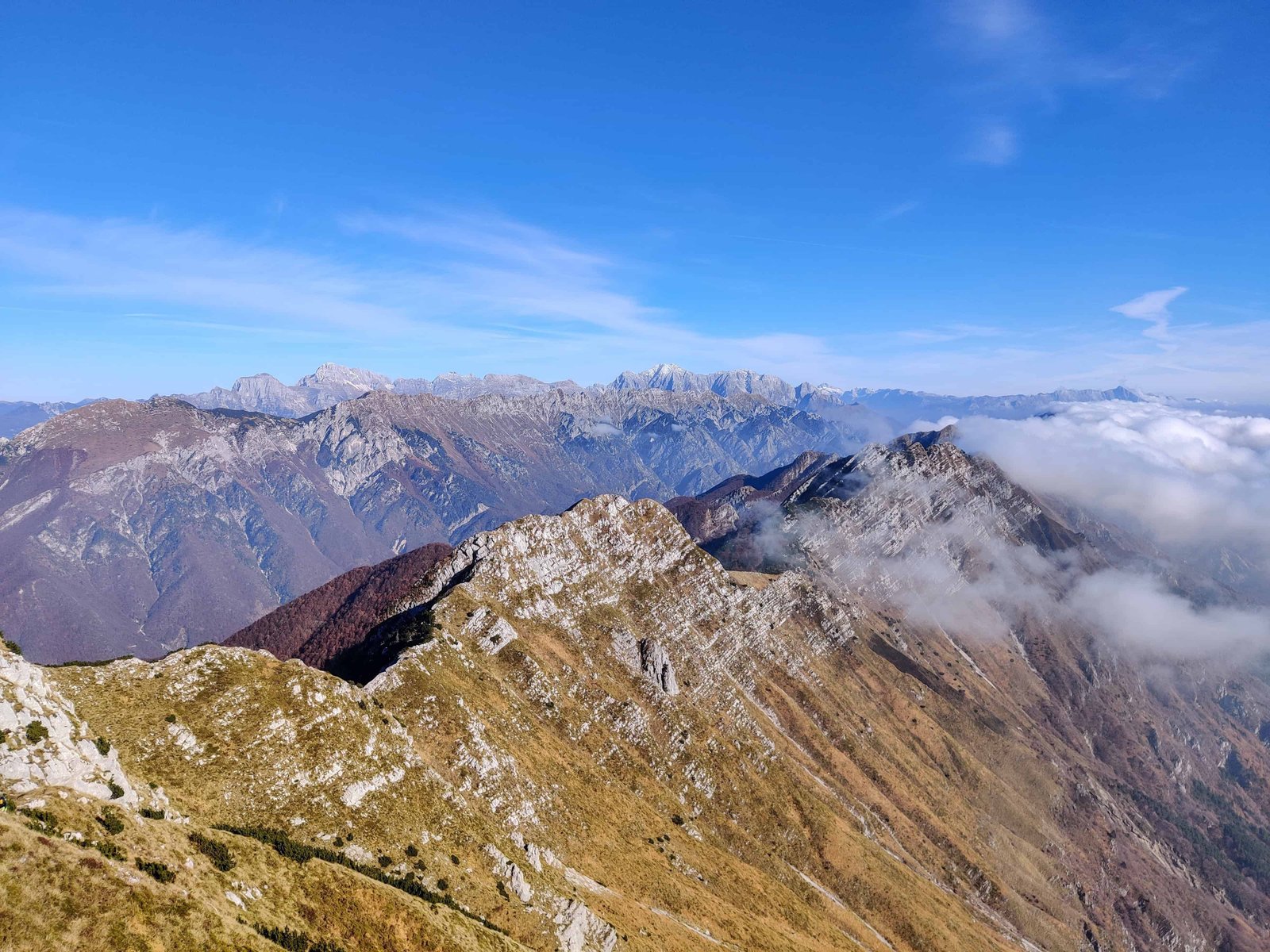 Monte Chiampon look-out, 1710 meters above the sea level.