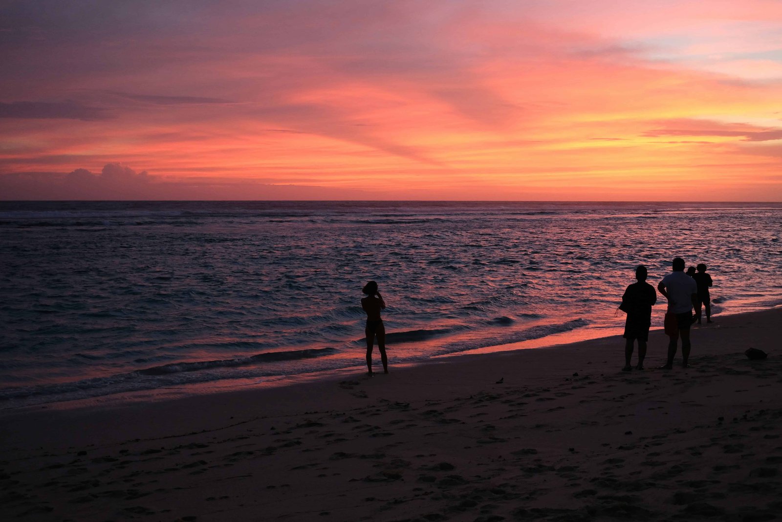 Melasti Beach sunset