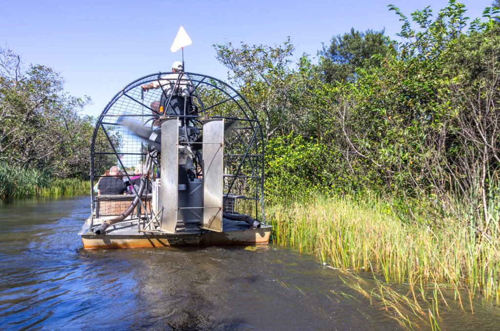 Airboat tour in the everglades