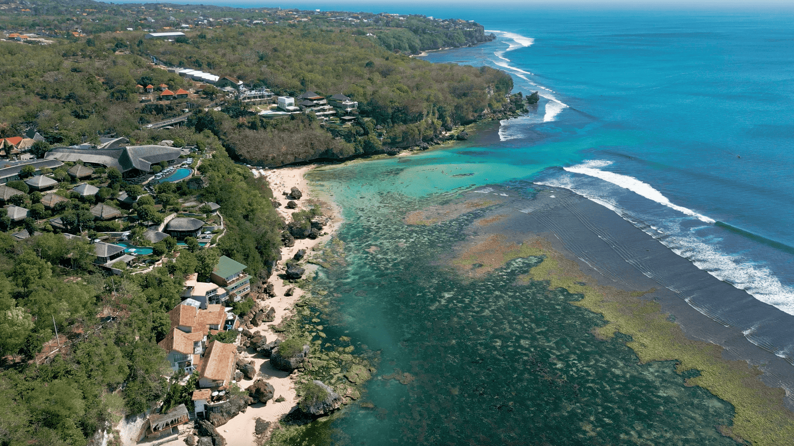 Padang Padang beach top 