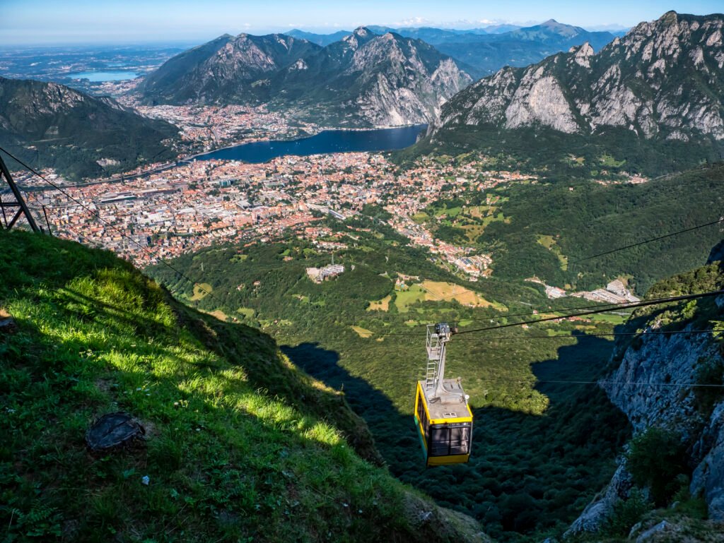 Map of Lake Como (Best Towns, Hotels & How to Plan Your Trip) 30 Cable car in Lecco