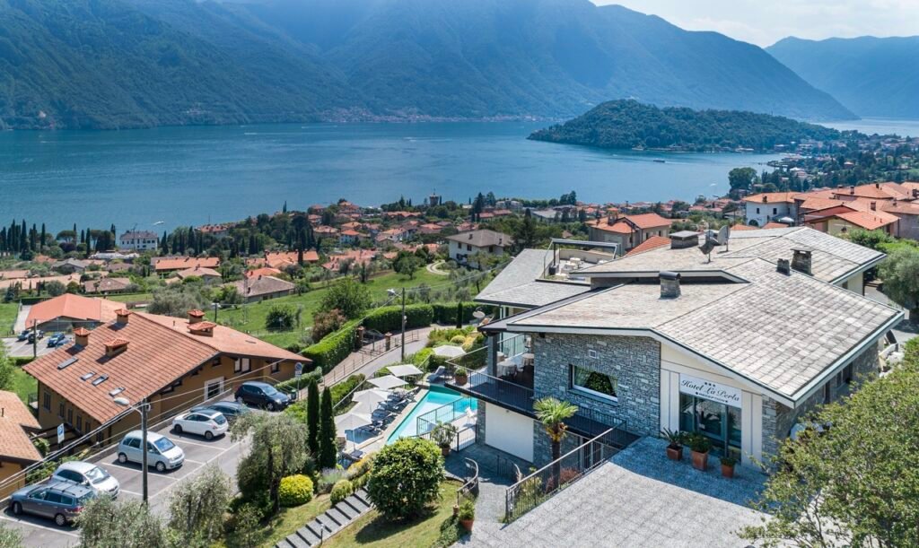 Map of Lake Como (Best Towns, Hotels & How to Plan Your Trip) 21 Hotel La Perla in Tremezzina overlooking lake Como