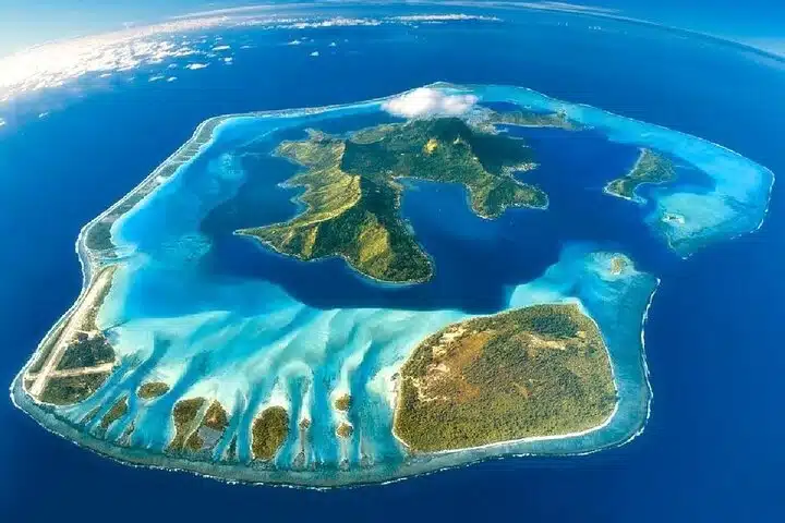 Bora Bora from above