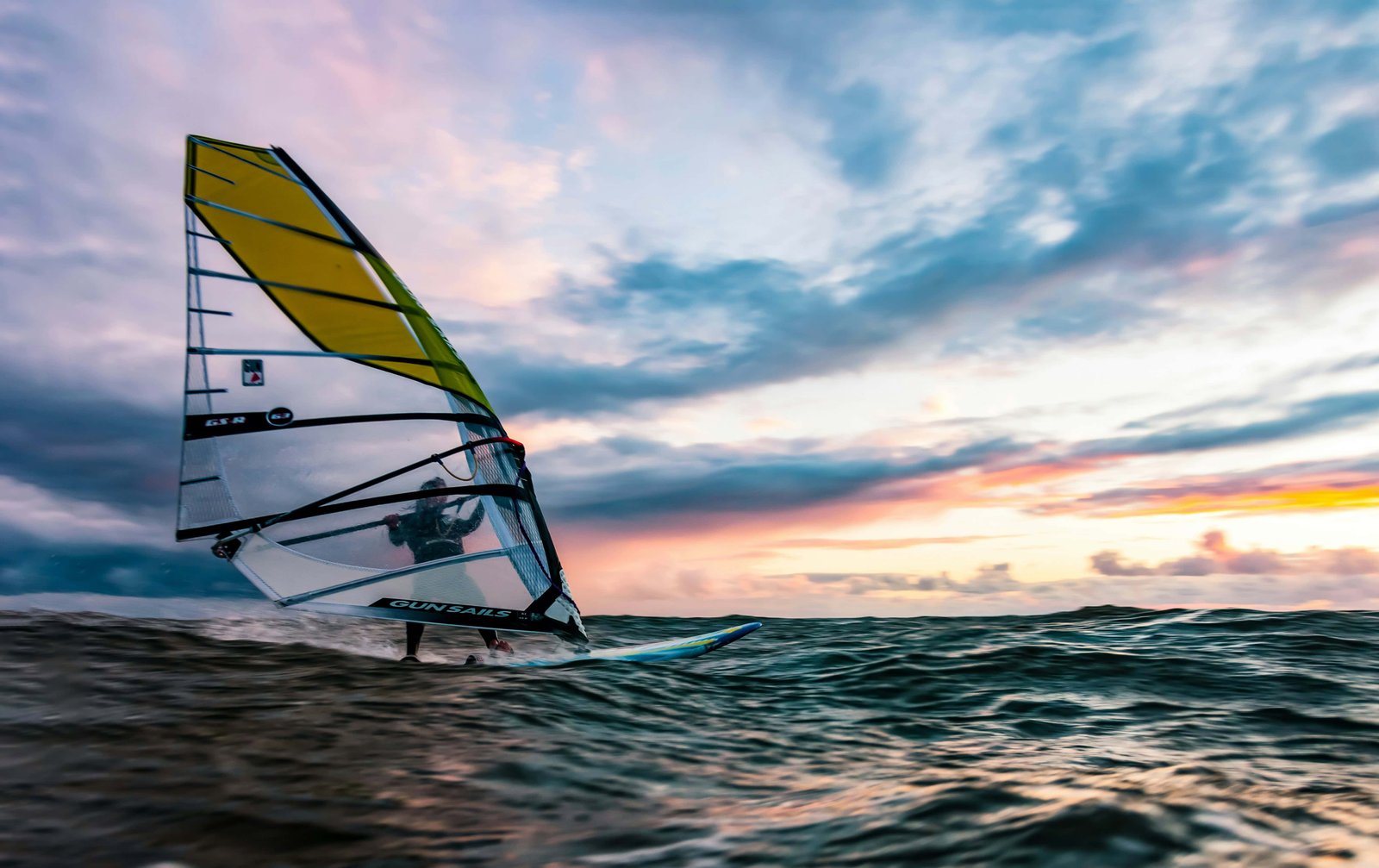 Windsurfing in Tahaa Island