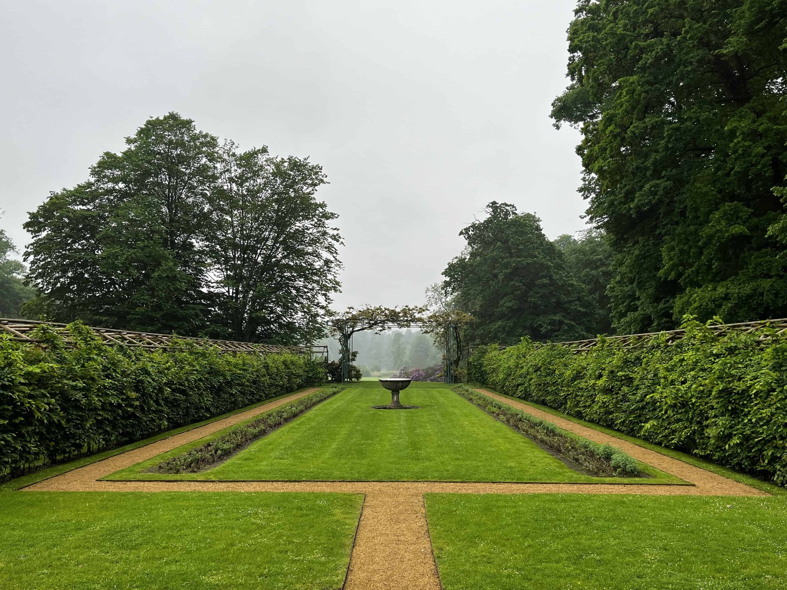 Walking in the garden 