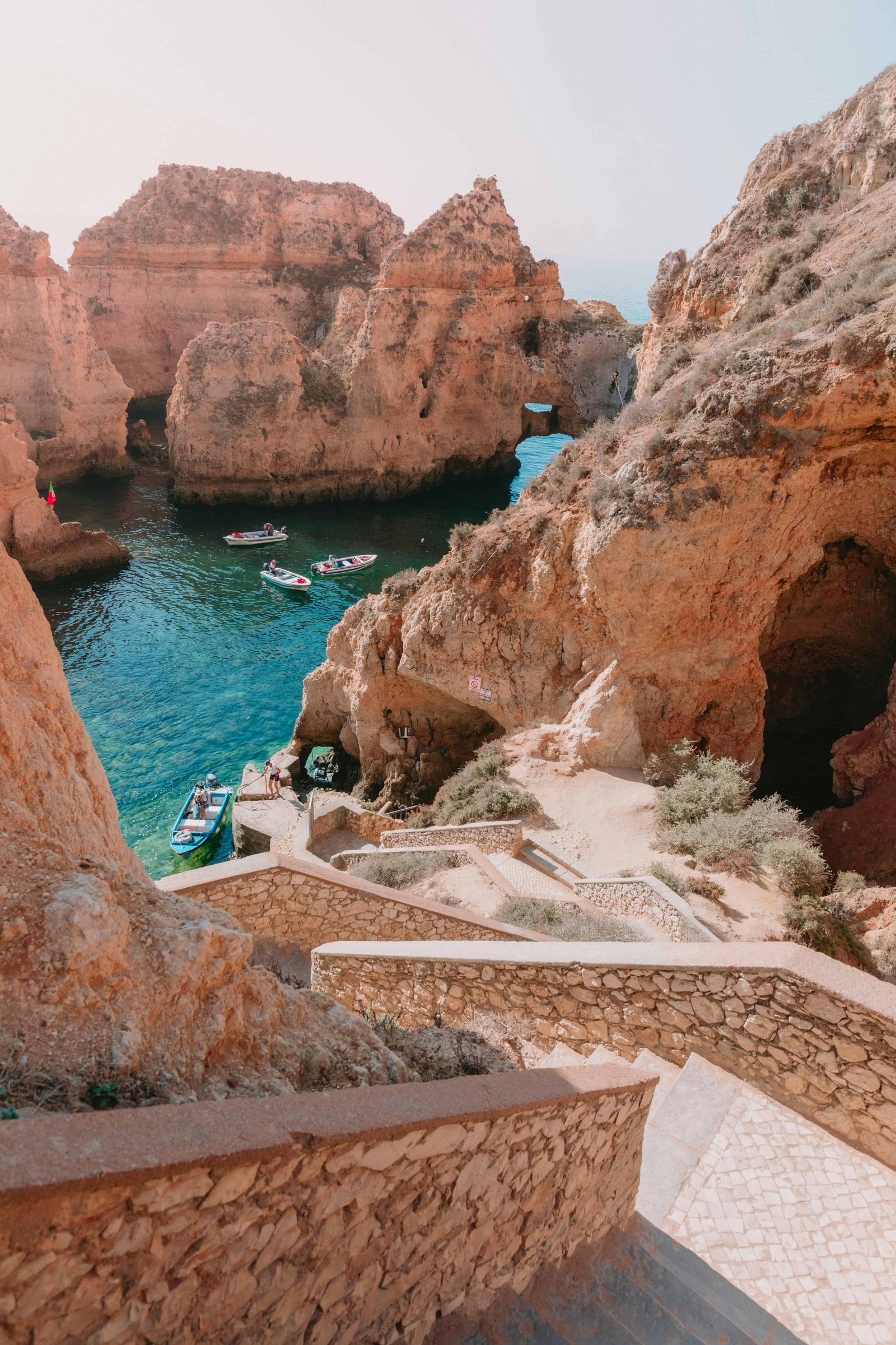 Picture of the staircase leading to Ponta da Piedade