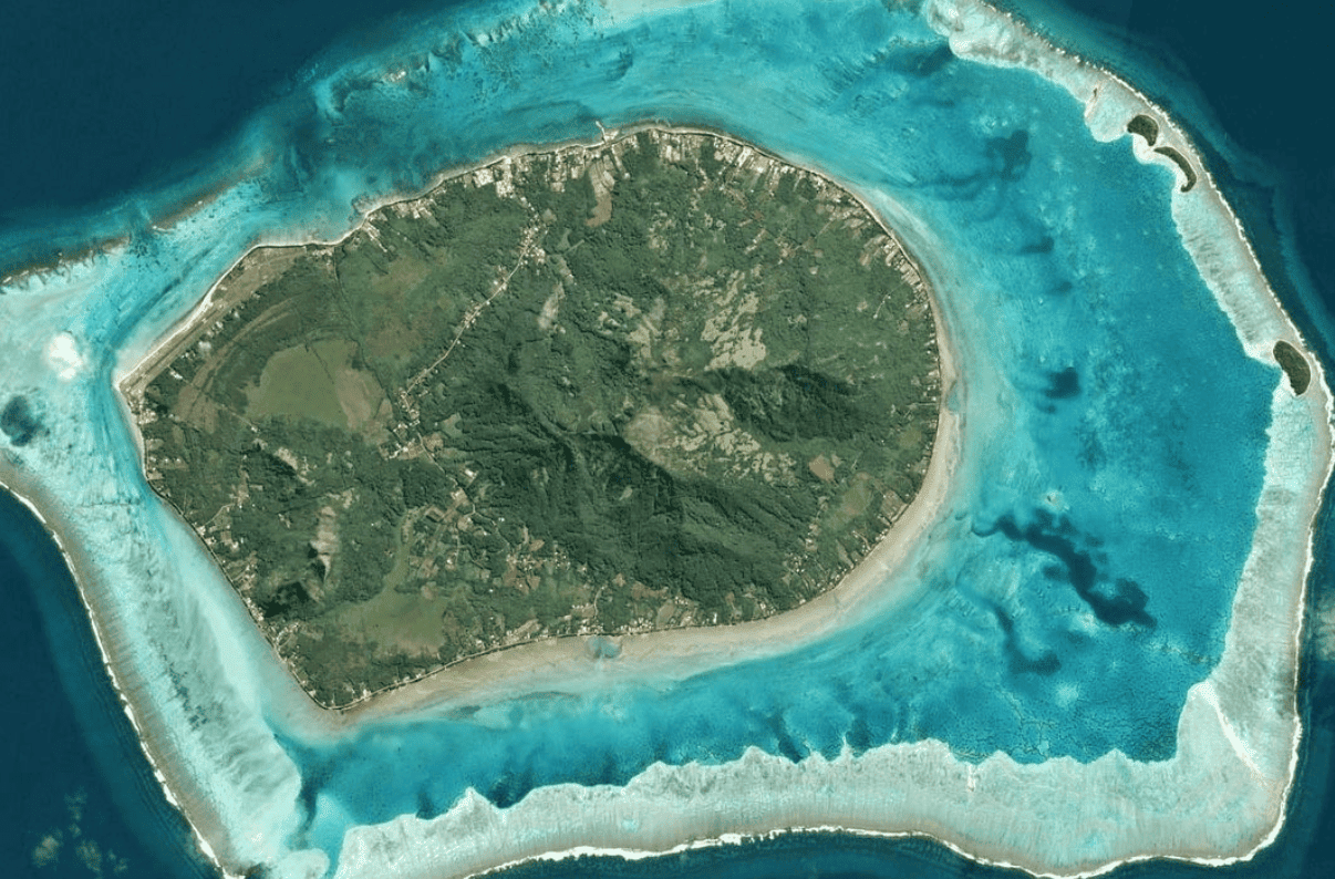 Tubuai Island part of the Austral islands. 