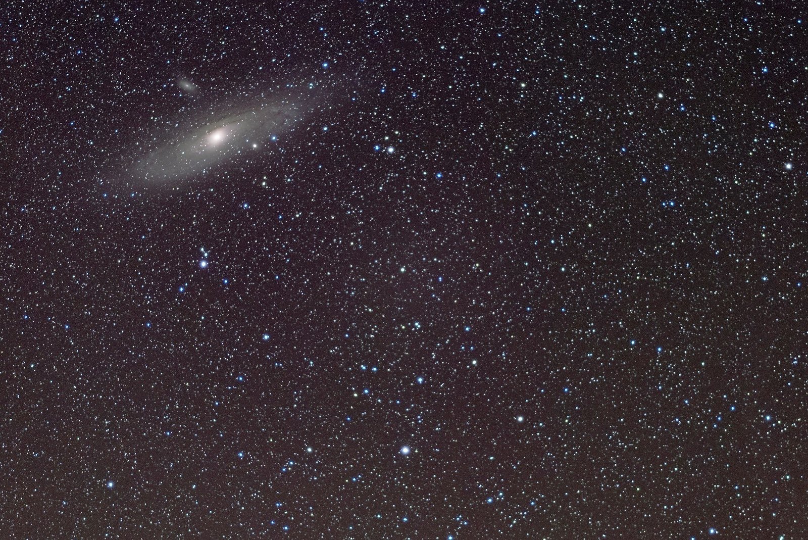 Andromeda Galaxy seen from the John Glenn Astronomy Park