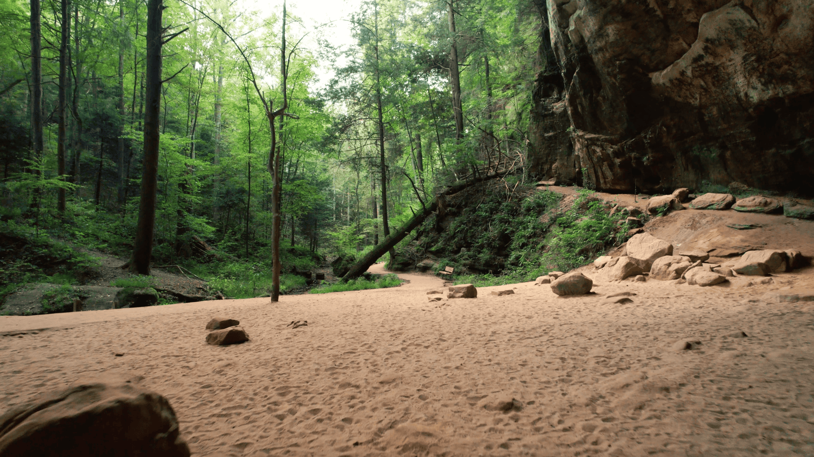 walking the hocking hills trails