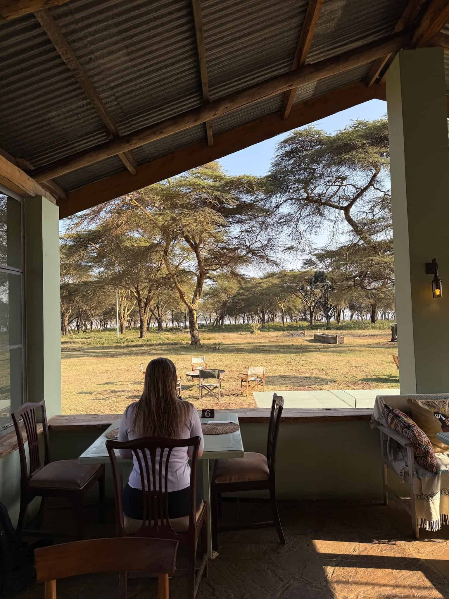 Relaxing at Sanctuary Farm in Naivasha