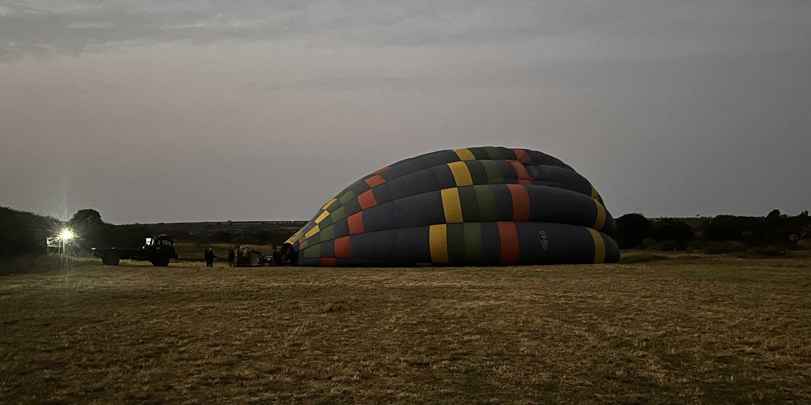 Hot air balloon safari during your 5 day Kenya safaris