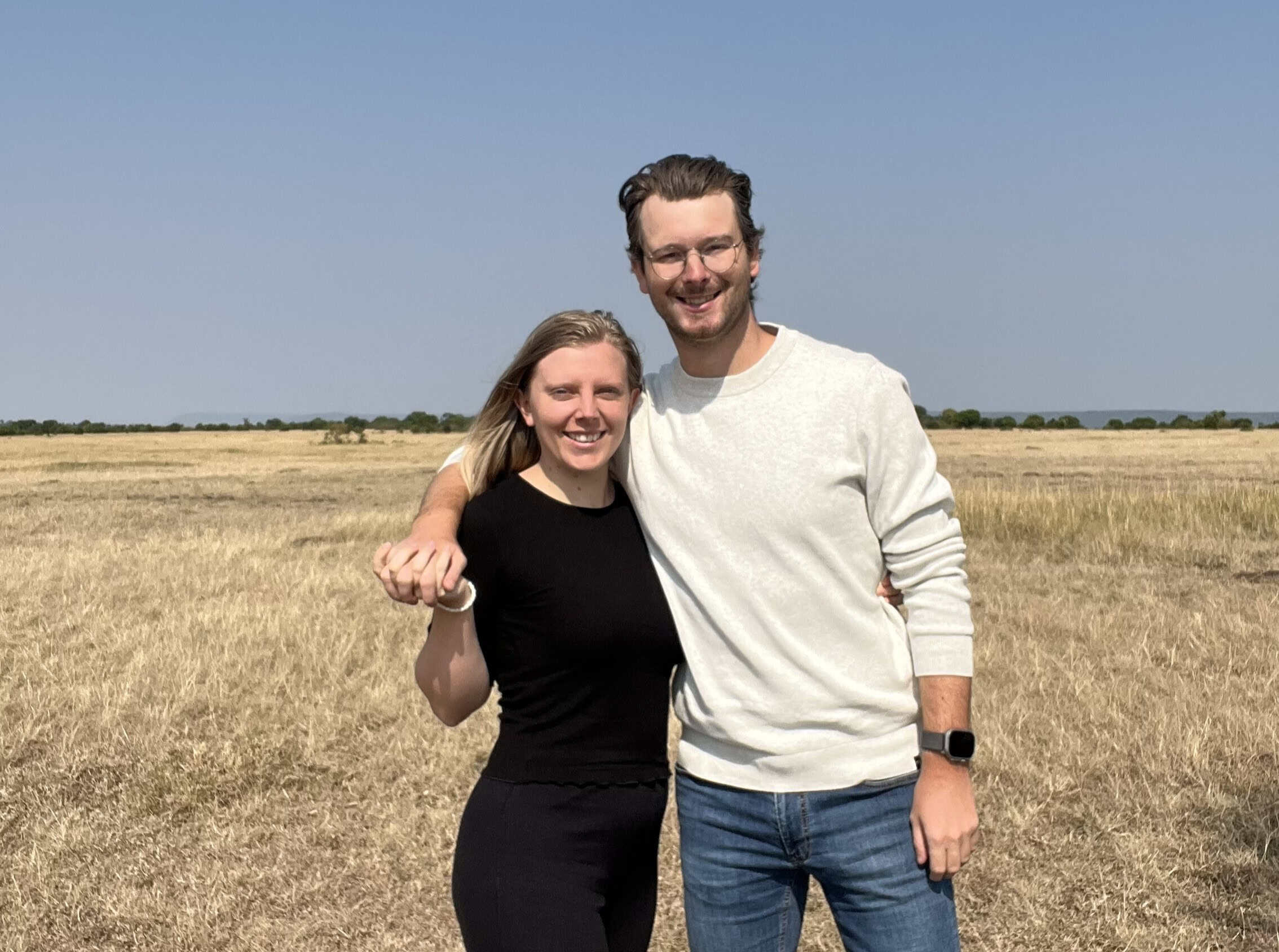 Home 28 Laura and Alexander in the Masai Mara, kenya