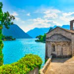 San Giacomo church Ossuccio Tremezzina, Como Lake district. Ital
